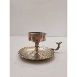 Vintage metal Candle Holder - metal Candlestick Holder - metal Chamberst…